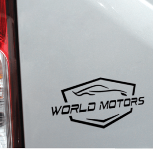 Pre-Spaced Vinyl Decals